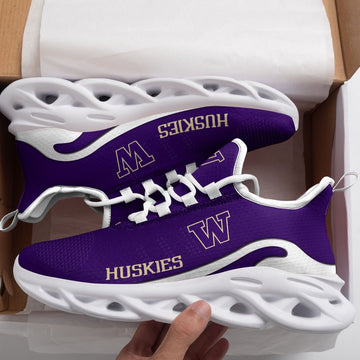 Ncaa Washington Huskies New Trending Max Soul Clunky Sneaker Premium Shoes Gift For Sport Lovers For Men Women