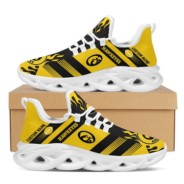 Iowa Hawkeyes Custom Personalized Max Soul Sneakers Running Sports Shoes For Men Women For Men Women