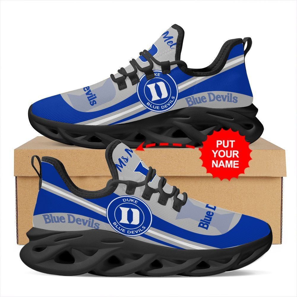 Duke Blue Devils Custom Name Personalized Max Soul Sneakers Running Sports Shoes For Men Women For Men Women