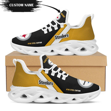 Pittsburgh Steelers Custom Personalized Max Soul Sneakers Running Sports Shoes For Men Women For Men Women