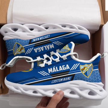 Mlaga Custom Personalized Max Soul Sneakers Running Sports Shoes For Men Women Football Fan Football Fan For Men Women