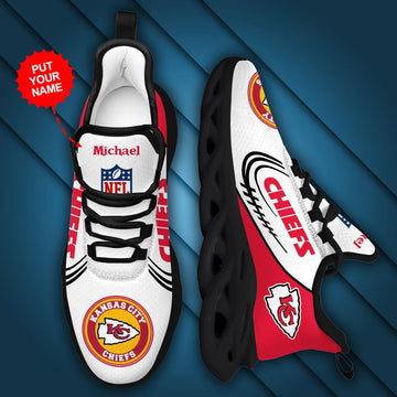 Kansas City Chiefs Custom Personalized Max Soul Sneakers Running Sports Shoes For Men Women For Men Women