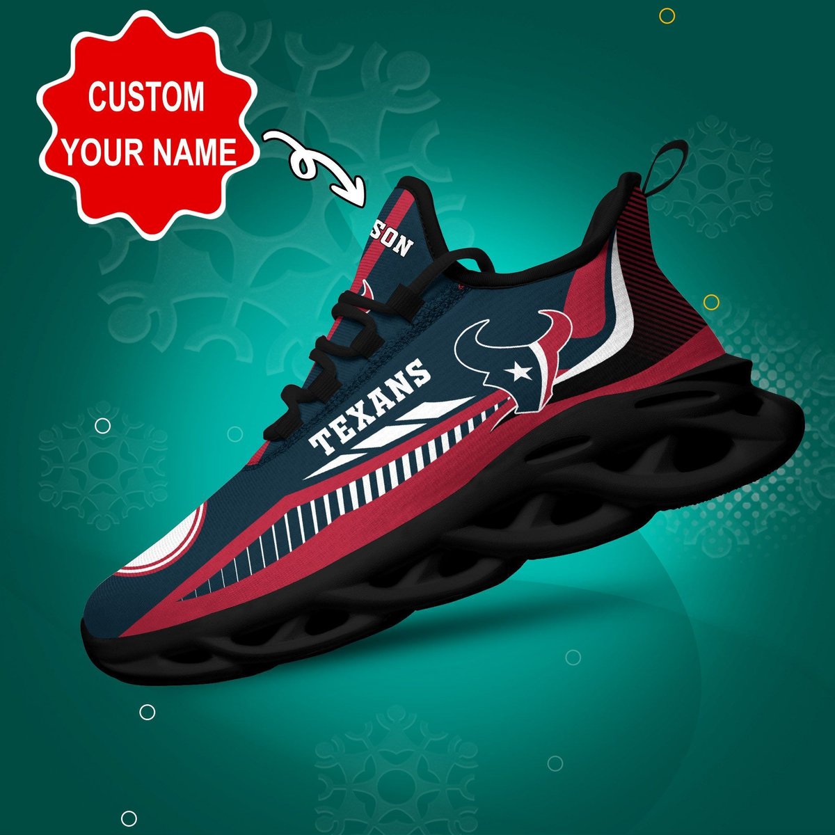 Houston Texanspersonalized Max Soul Sneaker Dtms159065 For Men Women