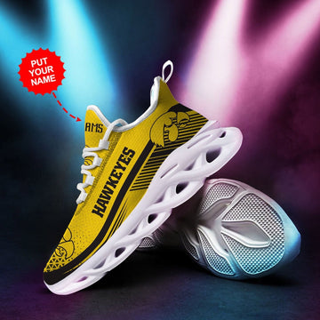 Iowa Hawkeyes Custom Personalized Max Soul Sneakers Running Sports Shoes For Men Women For Men Women