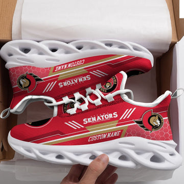 Ottawa Senators Custom Personalized Max Soul Sneakers Running Sports Shoes For Men Women Football Fan Football Fan For Men Women