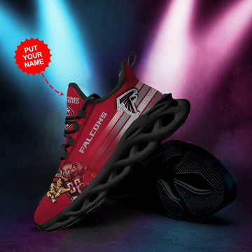 Atlanta Falcons Custom Personalized Max Soul Sneakers Running Sports Shoes For Men Women For Men Women