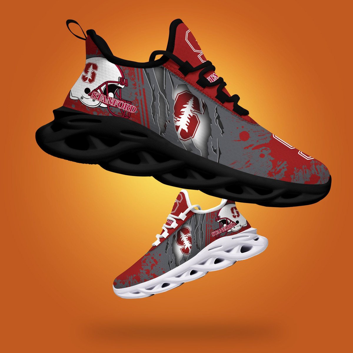 Stanford Cardinal Ncaa1 Max Soul Sneakers New Trending Gift For Sport Lovers, Perfect Choice Camping Travel For Men Women