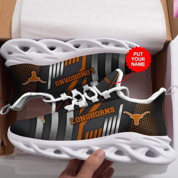 Texas Longhorns Custom Personalized Max Soul Sneakers Running Sports Shoes For Men Women For Men Women