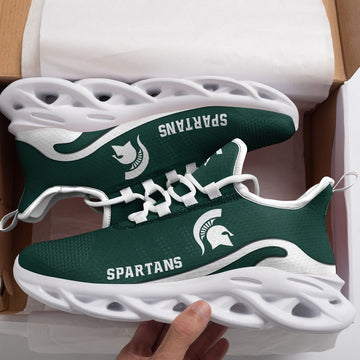 Michigan State Spartans New Trending D Printed Max Soul Clunky Sneaker Shoes For Men Women