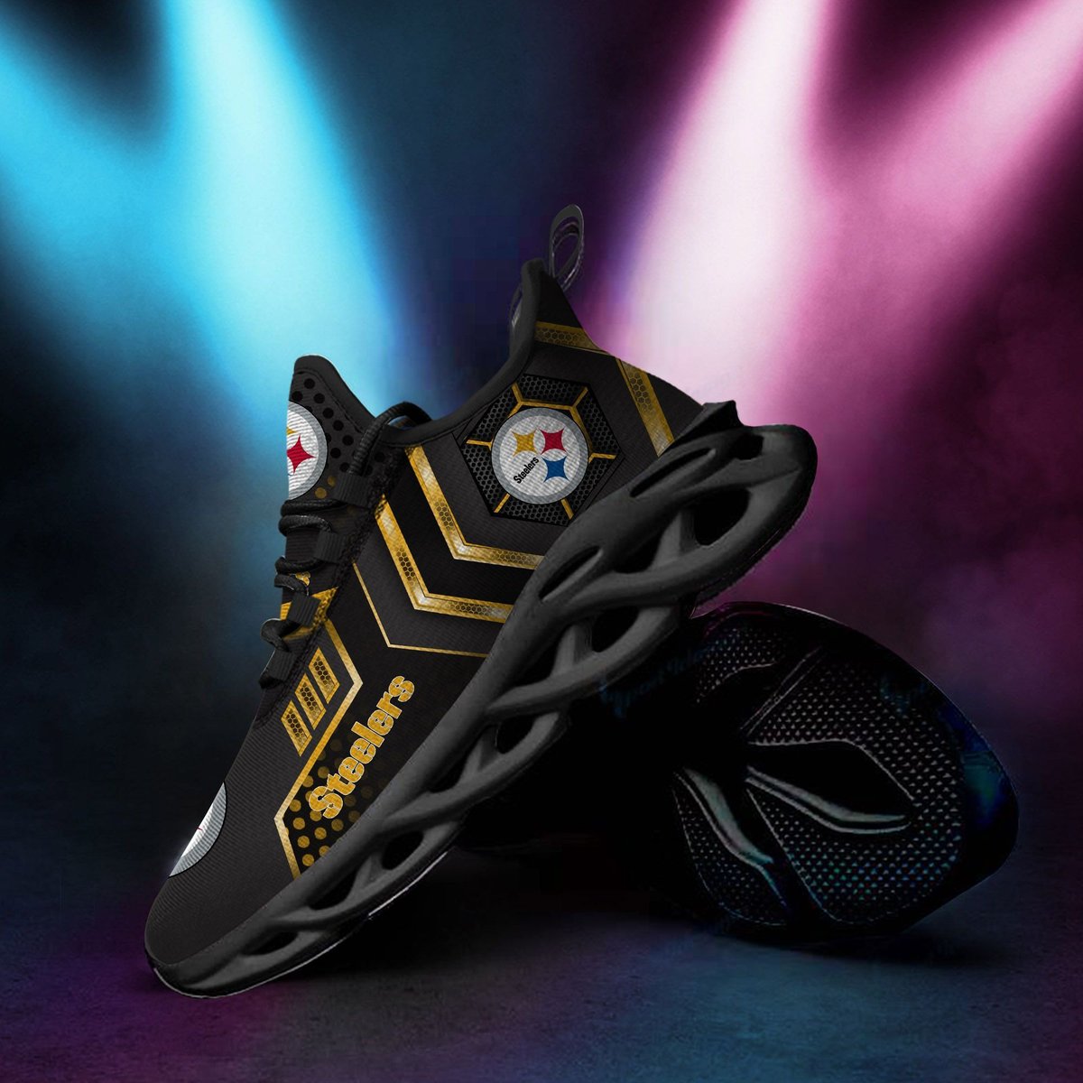 Pittsburgh Steelers Max Soul Sneakers Running Sports Shoes For Men Women For Men Women