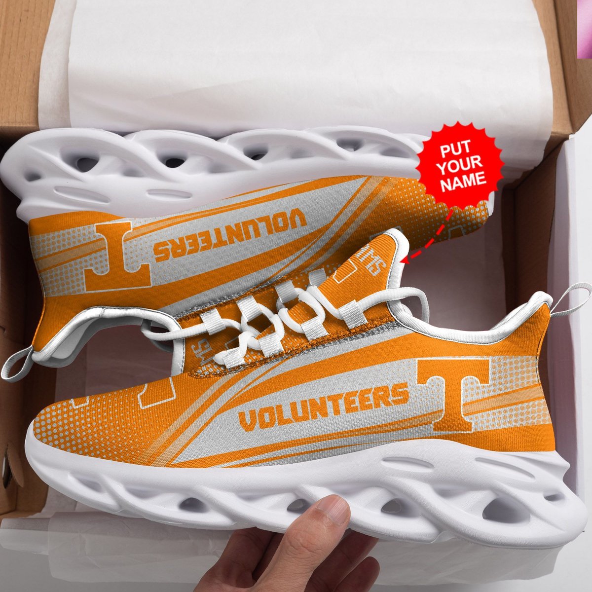 Tennessee Volunteers Custom Personalized Max Soul Sneakers Running Sports Shoes For Men Women For Men Women
