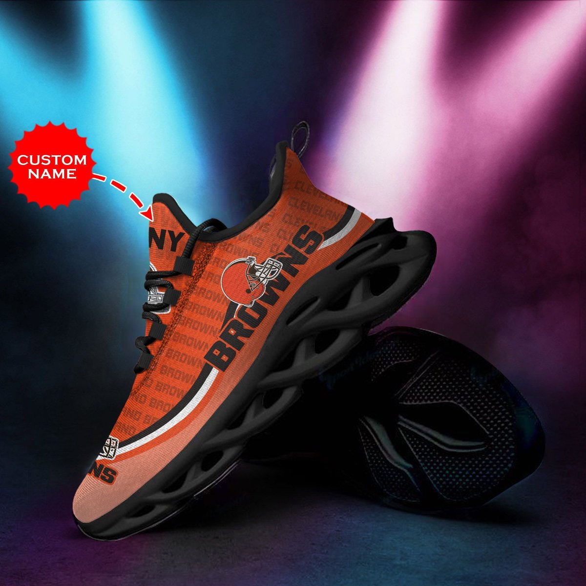 Cleveland Browns Custom Personalized Max Soul Sneakers Running Sports Shoes For Men Women For Men Women