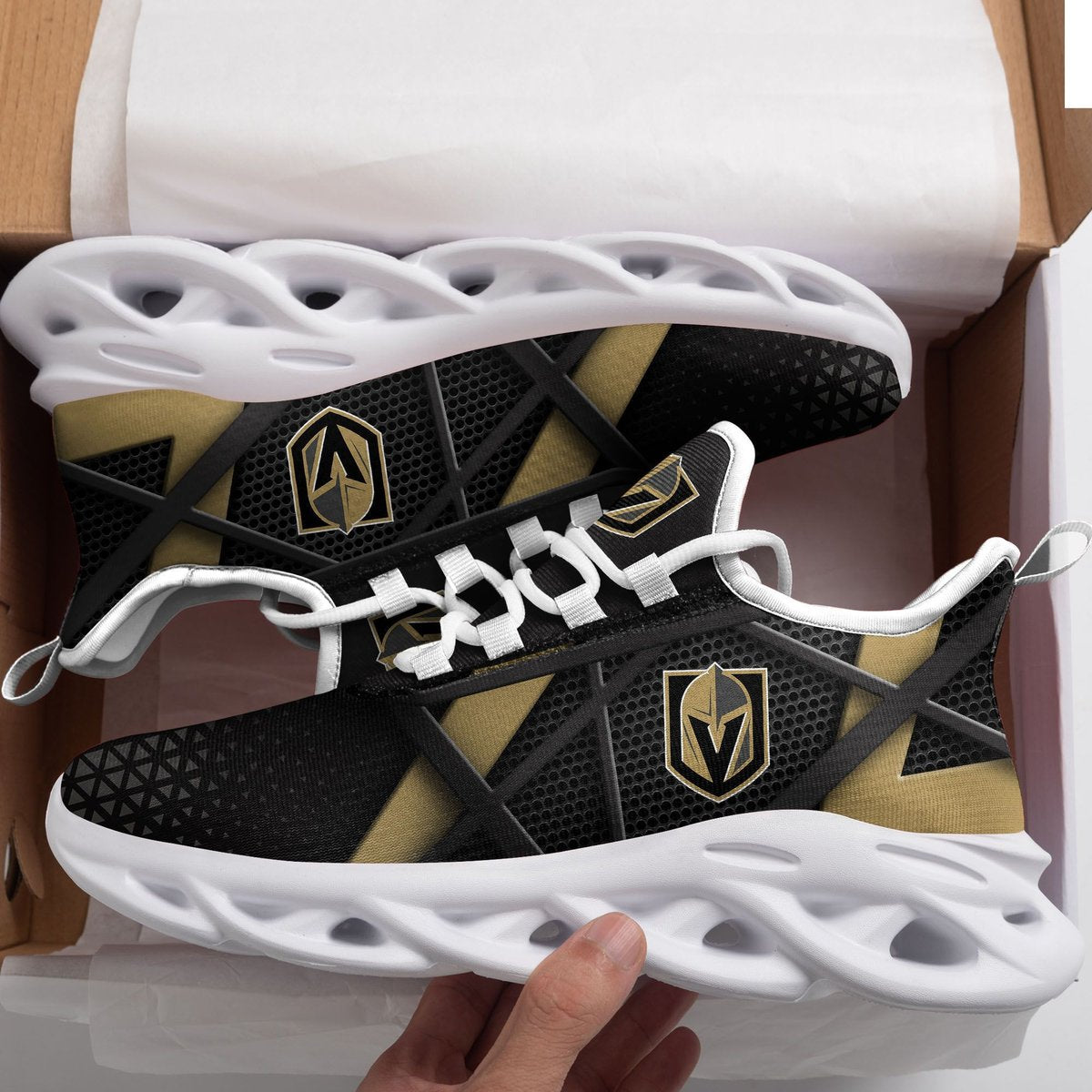 Vegas Golden Knights Max Soul Sneakers Running Sports Shoes For Men Women For Men Women