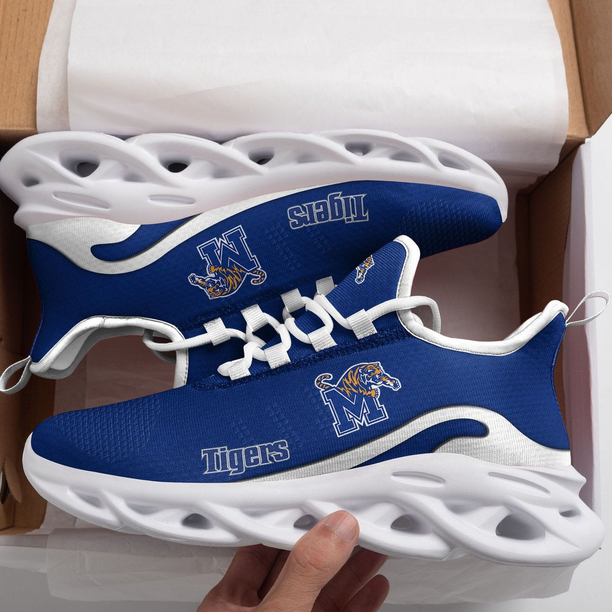 Memphis Tigers New Trending D Printed Max Soul Clunky Sneaker Shoes For Men Women