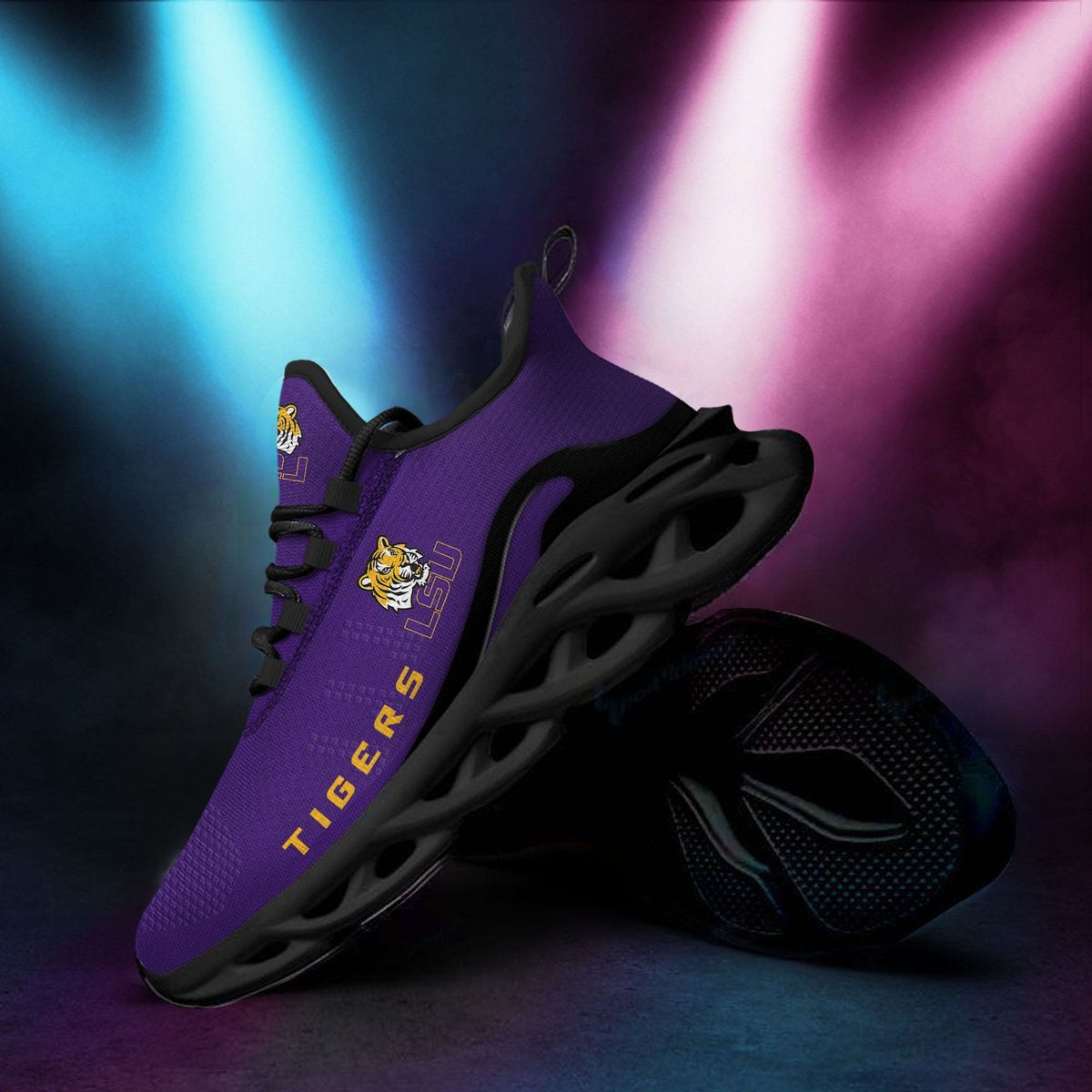 Caa Lsu Tigers New Trending Max Soul Clunky Sneaker Premium Shoes Gift For Sport Lovers