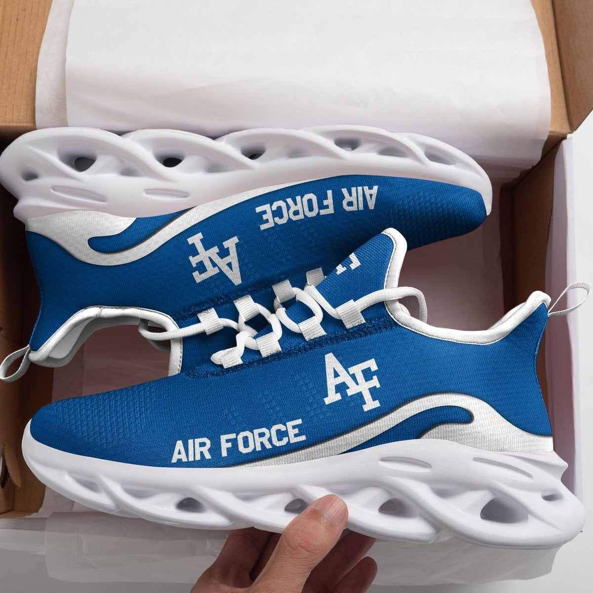 Air Force Falcons New Trending D Printed Max Soul Clunky Sneaker Shoes For Men Women