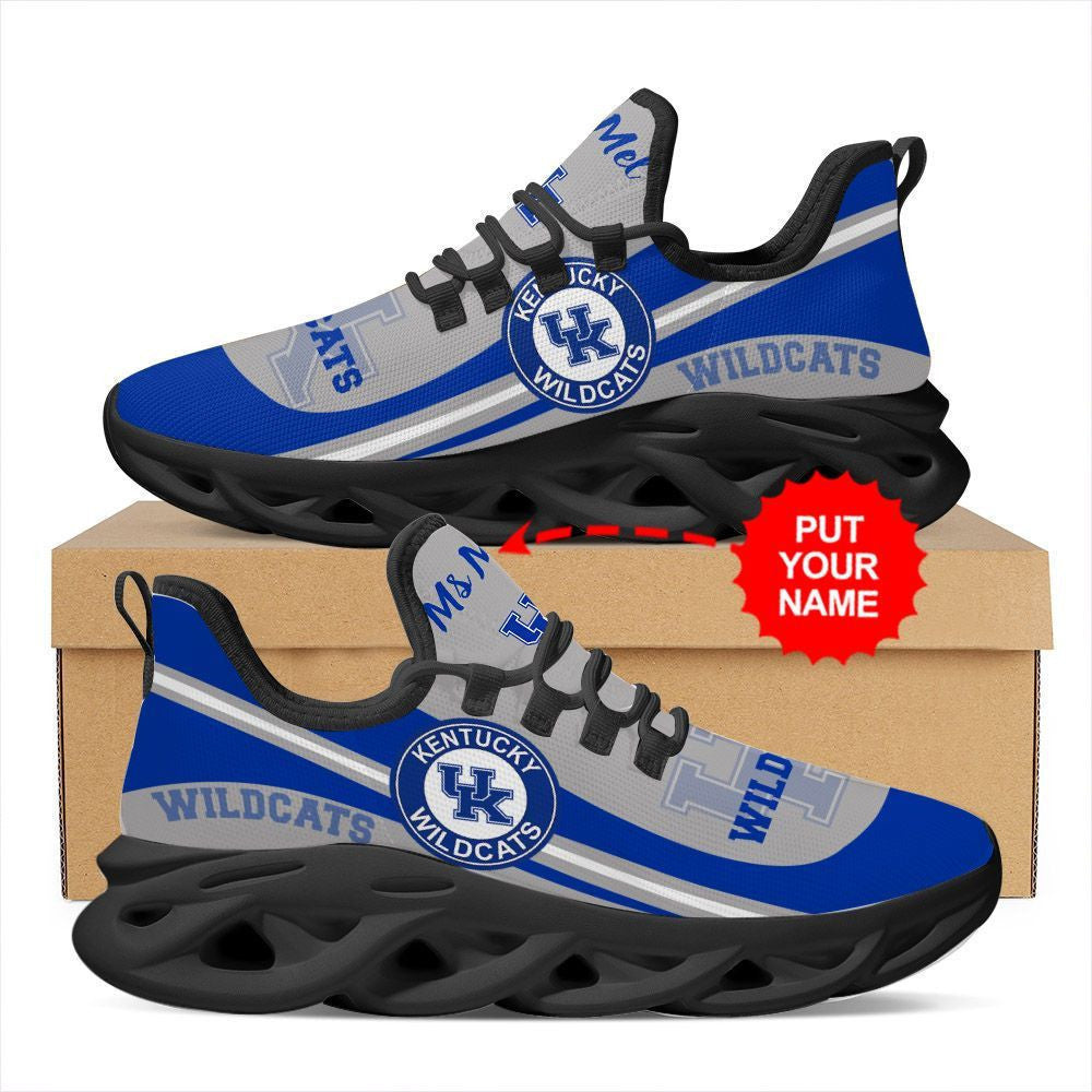 Kentucky Wildcats Custom Name Personalized Max Soul Sneakers Running Sports Shoes For Men Women For Men Women