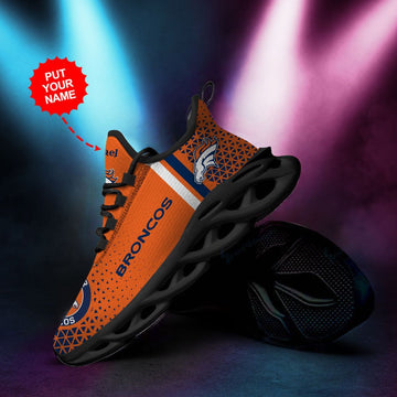 Denver Broncos Custom Personalized Max Soul Sneakers Running Sports Shoes For Men Women For Men Women