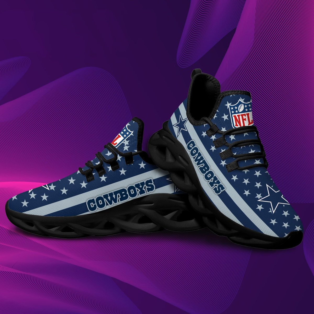 Dallas Cowboys Max Soul Sneakers Running Sports Shoes For Men Women For Men Women