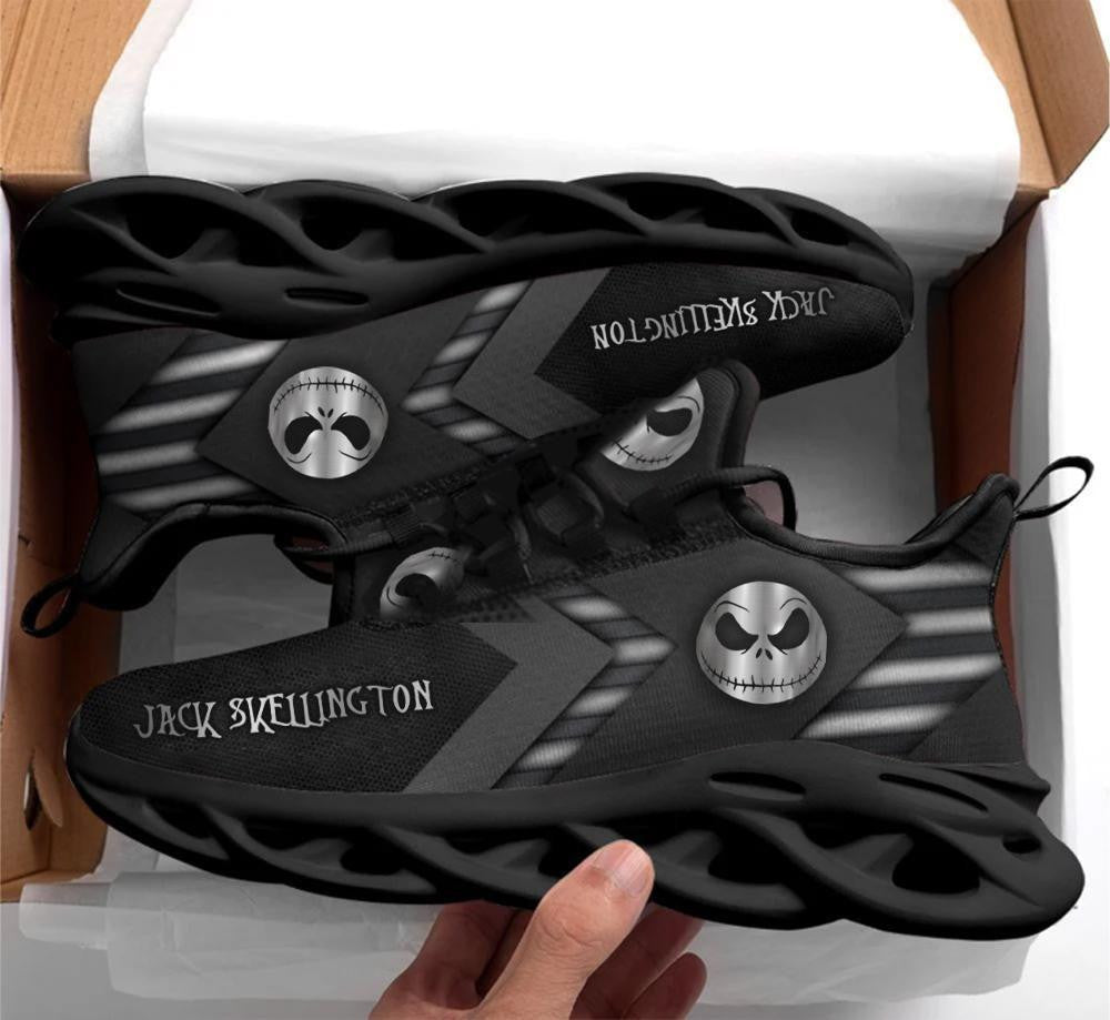 Jack Skellington The Nightmare Before Christmas 1k514 Gifts For Fans Black Running Shoes Max Soul Sneakers