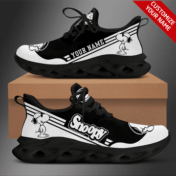 Custom Name Snoopy, Snoopy The Peanuts Max Soul Sneakers Shoes, Running Shoes Max Soul Sneakers 05