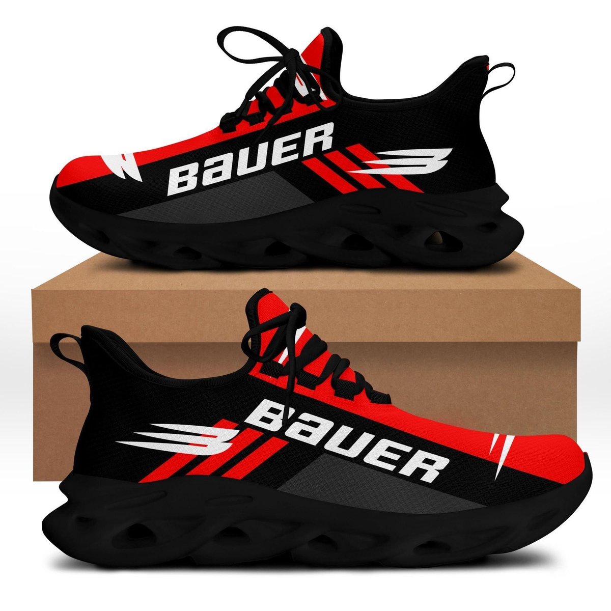 Bauer Max Soul Sneakers Shoes 16, Gift For Fan Running Shoes Max Soul Sneakers