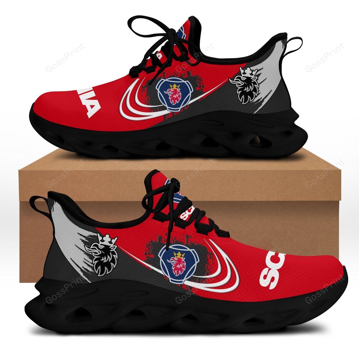 Scania Logo Trucker 4k487 Gifts For Fans Running Shoes Max Soul Sneakers