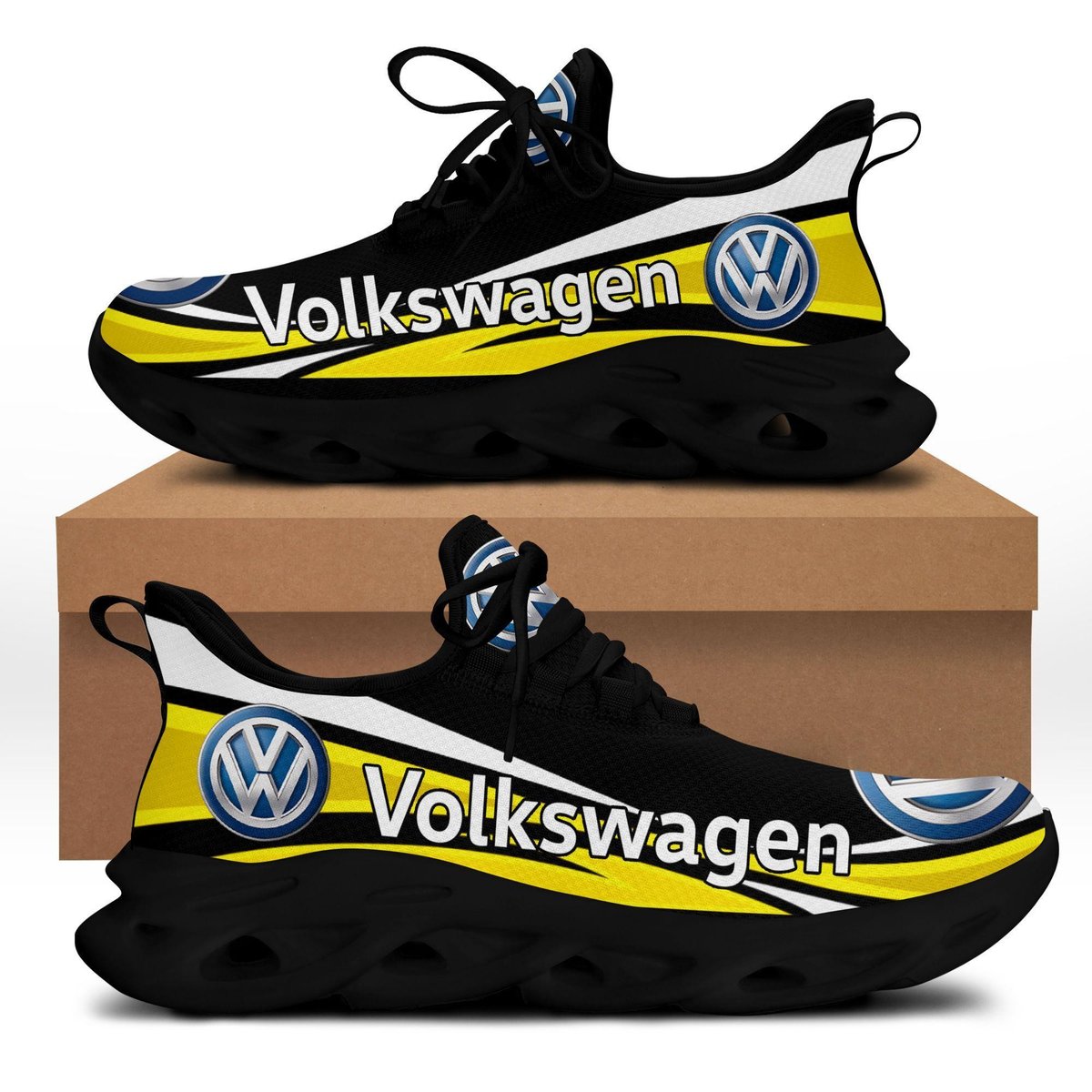 Volkswagen Max Soul Sneakers Shoes 92, Gift For Fan Running Shoes Max Soul Sneakers