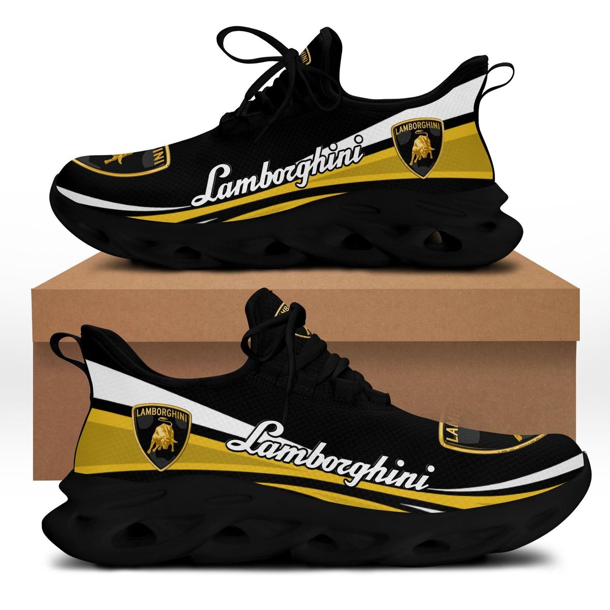 Lamborghini Car 7 Max Soul Sneakers Shoes, Running Shoes Max Soul Sneakers