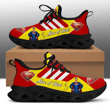 Super Man Man Of Steel Dc Comics 3k516 Gifts For Fans Running Shoes Max Soul Sneakers