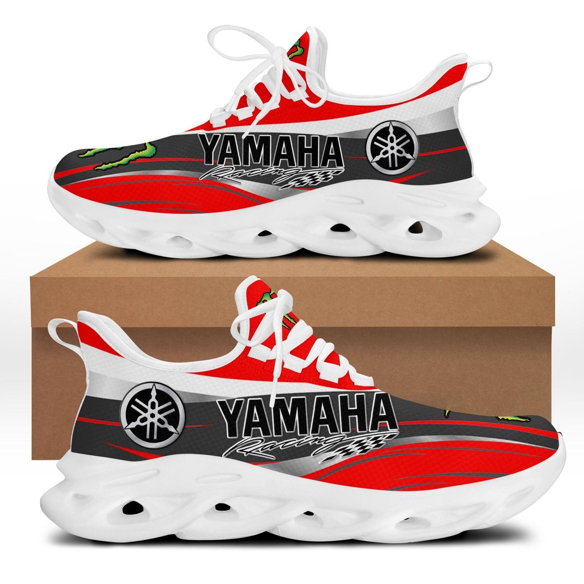 Yamaha Racing Max Soul Sneakers Shoes, Running Shoes Max Soul Sneakers 66