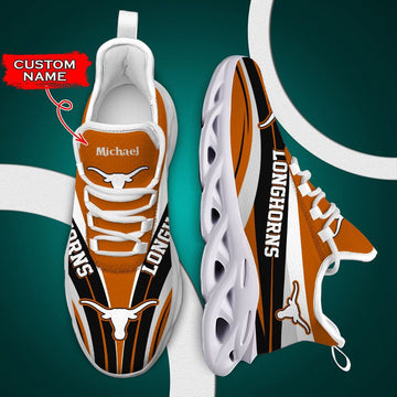 Texas Longhorns Max Soul Shoes Luxury Custom Name 02 M3bth0940 For Men Women