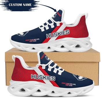 Connecticut Huskies Custom Personalized Max Soul Sneakers Running Sports Shoes For Men Women For Men Women