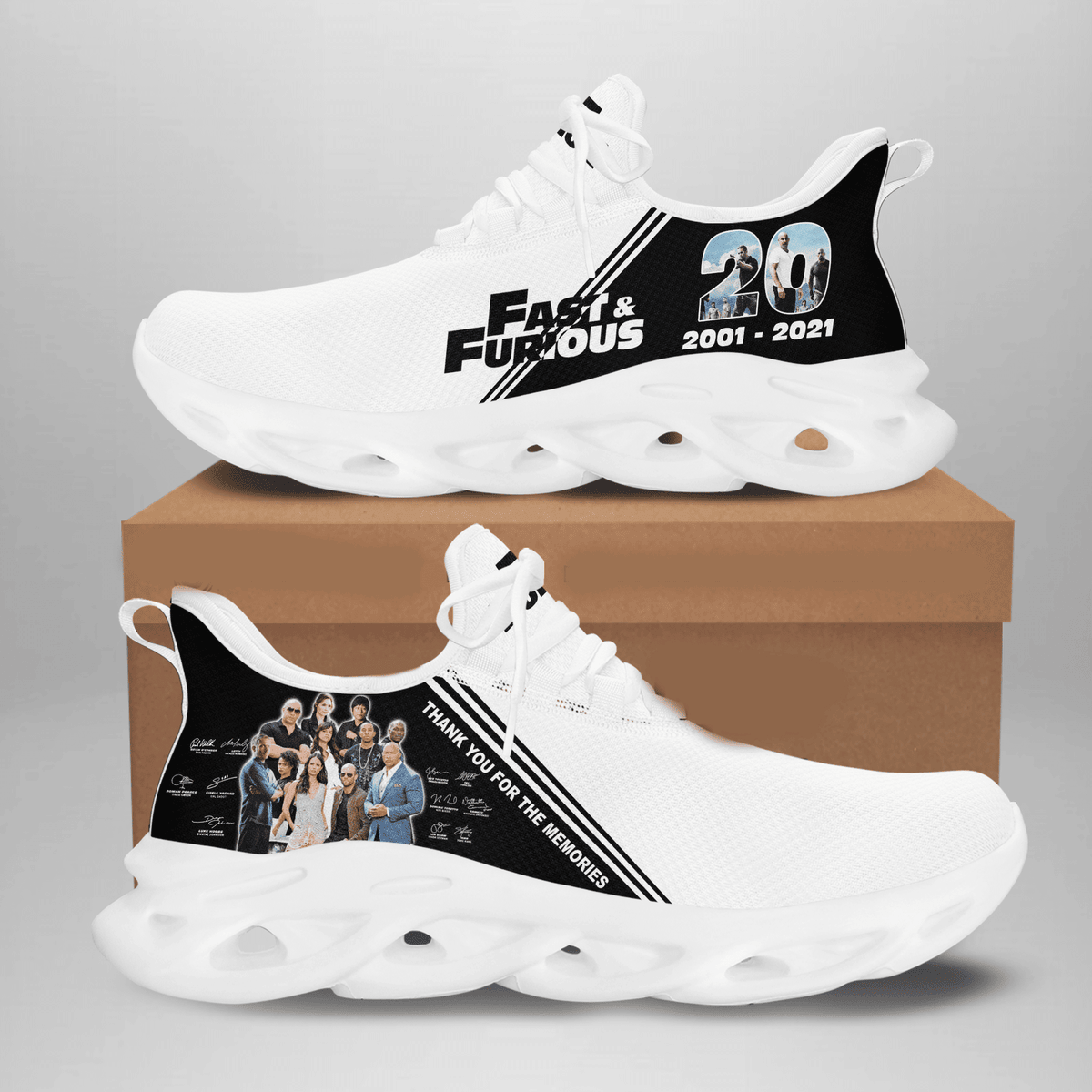 Fast And Furious Movies Thank You For The Memories 1k611 Gifts For Fans Running Shoes Max Soul Sneakers