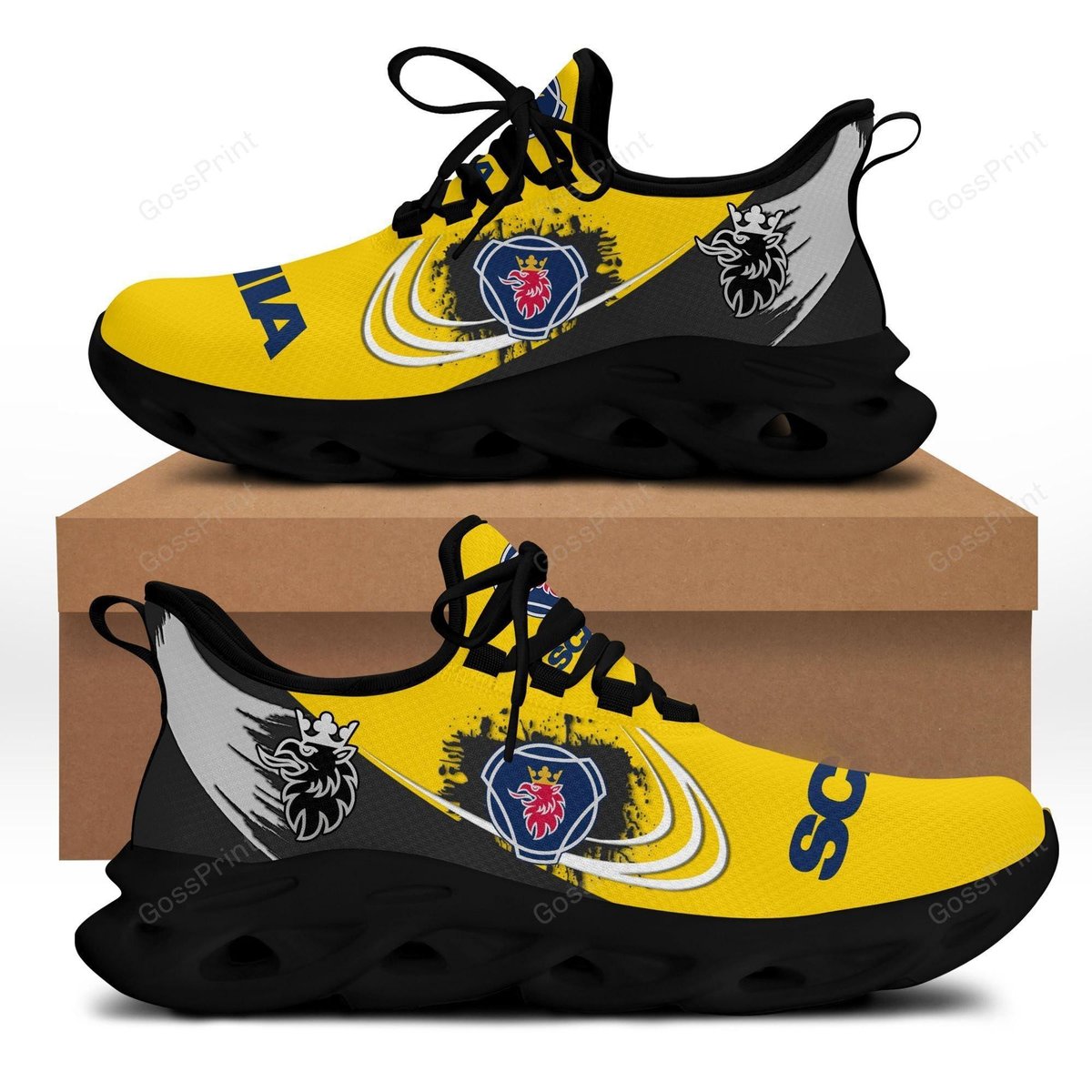 Scania Logo Trucker 4k494 Gifts For Fans Running Shoes Max Soul Sneakers