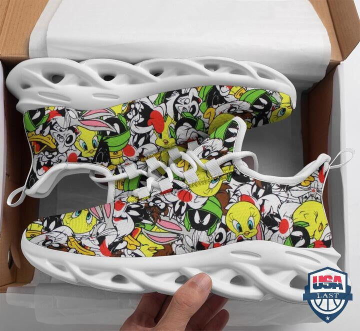 Tweety Bird Looney Tunes Cartoon 1k588 Gifts For Fans Running Shoes Max Soul Sneakers