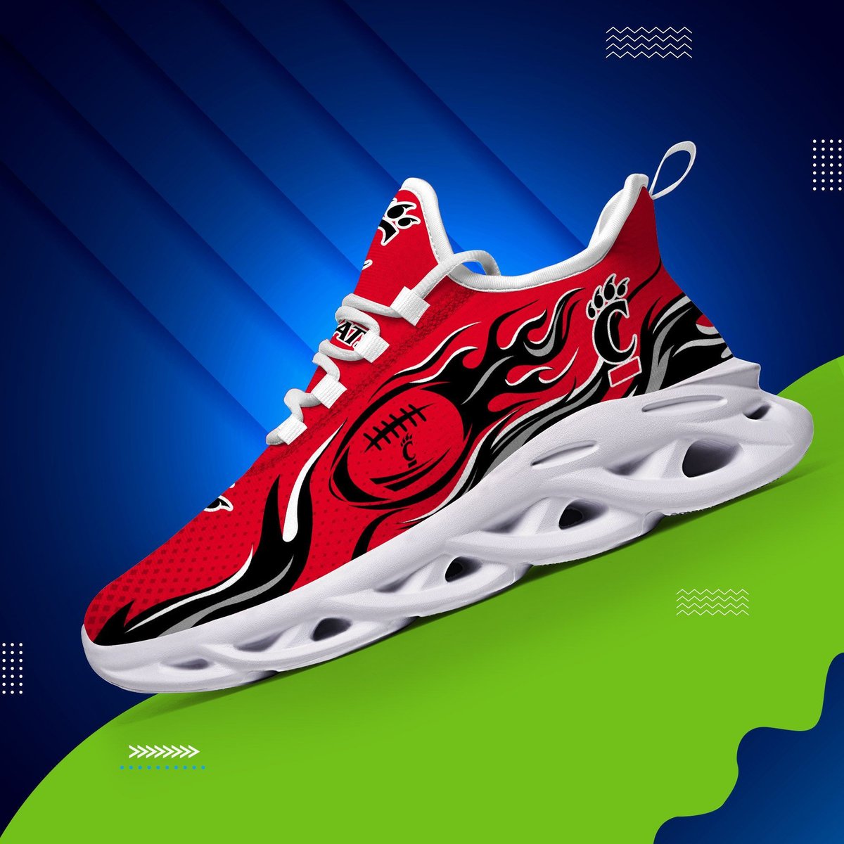 Cincinnati Bearcats Max Soul Sneaker Dtms169080 For Men Women