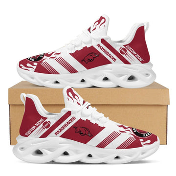 Arkansas Razorbacks Custom Personalized Max Soul Sneakers Running Sports Shoes For Men Women University Of Arkansas For Men Women