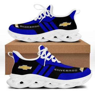 Chevrolet Silverado Max Soul Sneakers Shoes 19, Gift For Fan Running Shoes Max Soul Sneakers