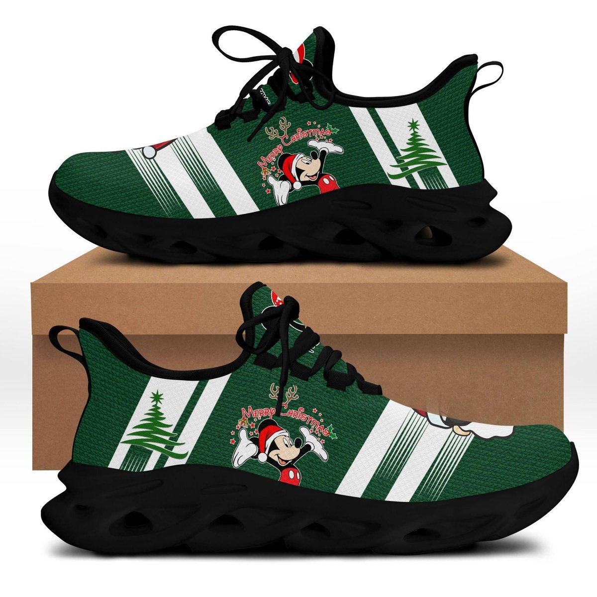 Mickey Mouse Comics Disney Merry Christmas 5k62 Gifts For Fans Running Shoes Max Soul Sneakers
