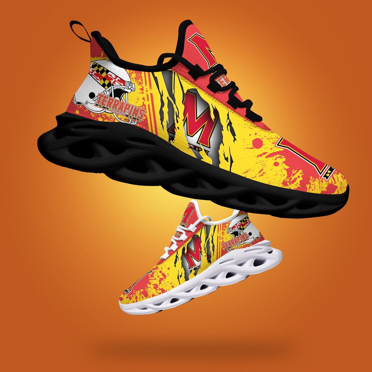 Maryland Terrapins Ncaa3 Max Soul Sneakers New Trending Gift For Sport Lovers, Perfect Choice Camping Travel For Men Women