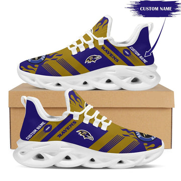 Baltimore Ravens Custom Personalized Max Soul Sneakers Running Sports Shoes For Men Women For Men Women