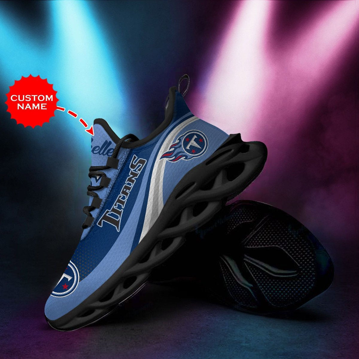 Tennessee Titans Custom Personalized Max Soul Sneakers Running Sports Shoes For Men Women For Men Women