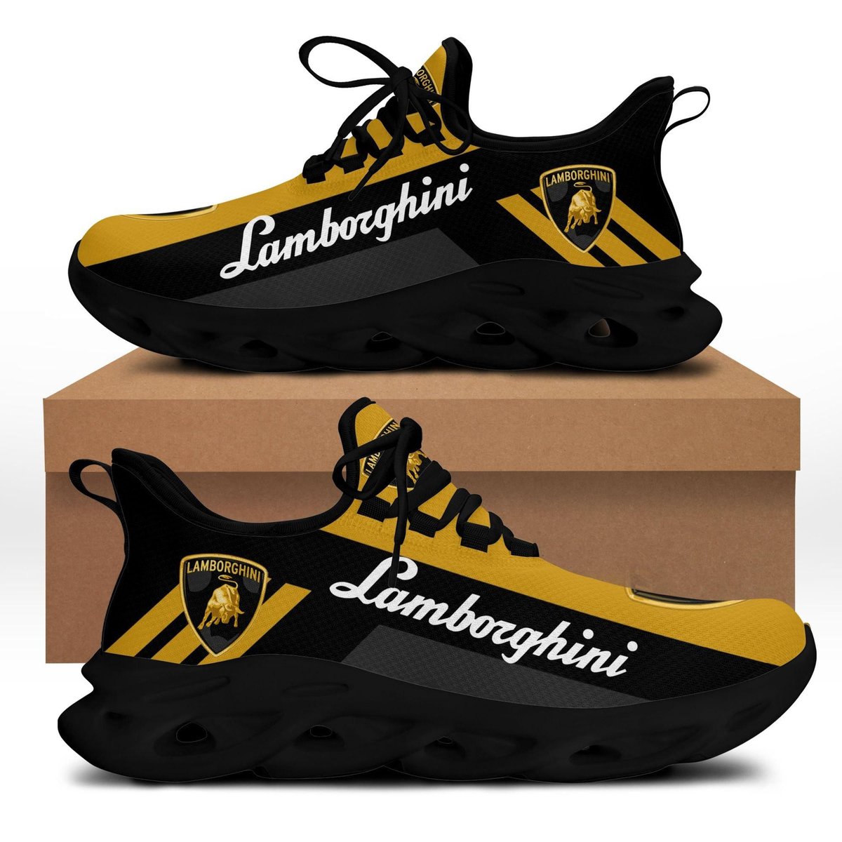 Lamborghini Car 9 Max Soul Sneakers Shoes, Running Shoes Max Soul Sneakers