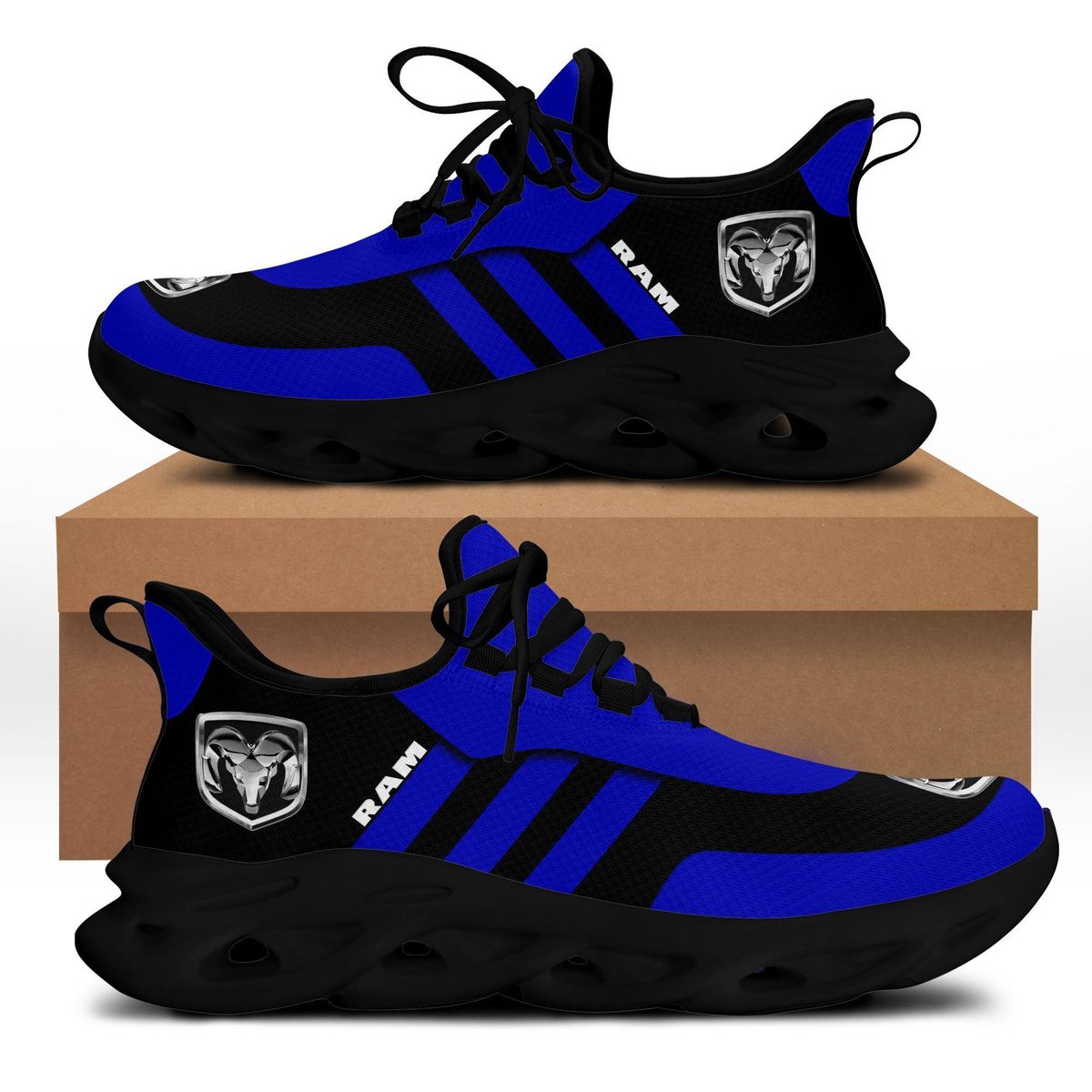 Ram Truck Max Soul Sneakers Shoes 20, Gift For Fan Running Shoes Max Soul Sneakers
