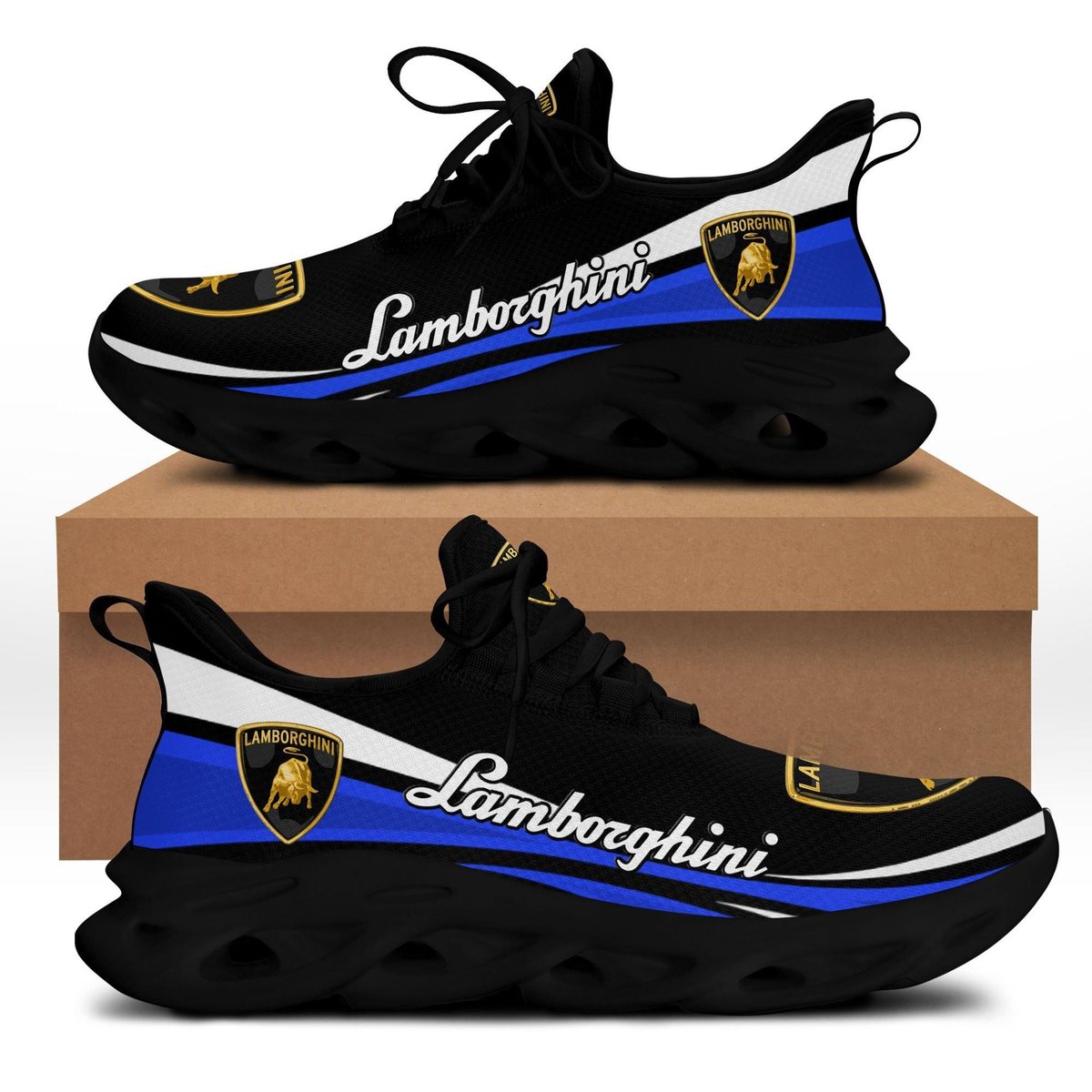 Lamborghini Car 6 Max Soul Sneakers Shoes, Running Shoes Max Soul Sneakers