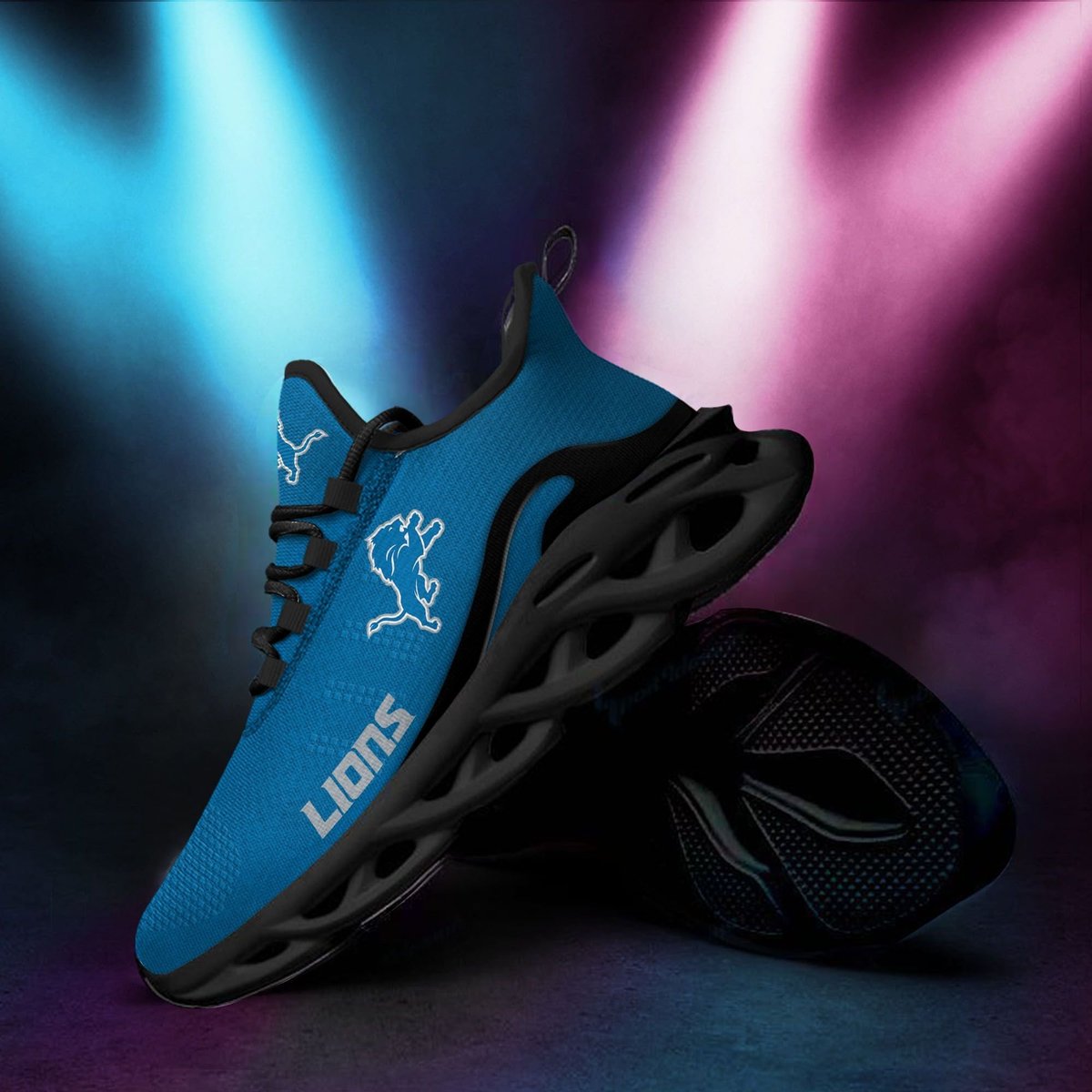 Detroit Lions New Trending D Printed Max Soul Clunky Sneaker Shoes For Men Women