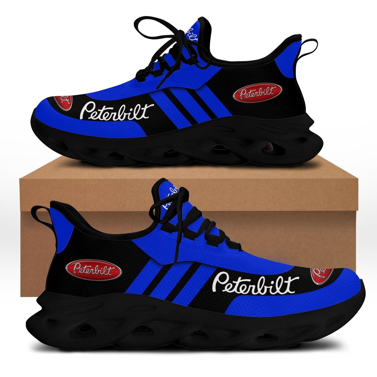 Peterbilt Max Soul Sneakers Shoes 24, Gift For Fan Running Shoes Max Soul Sneakers