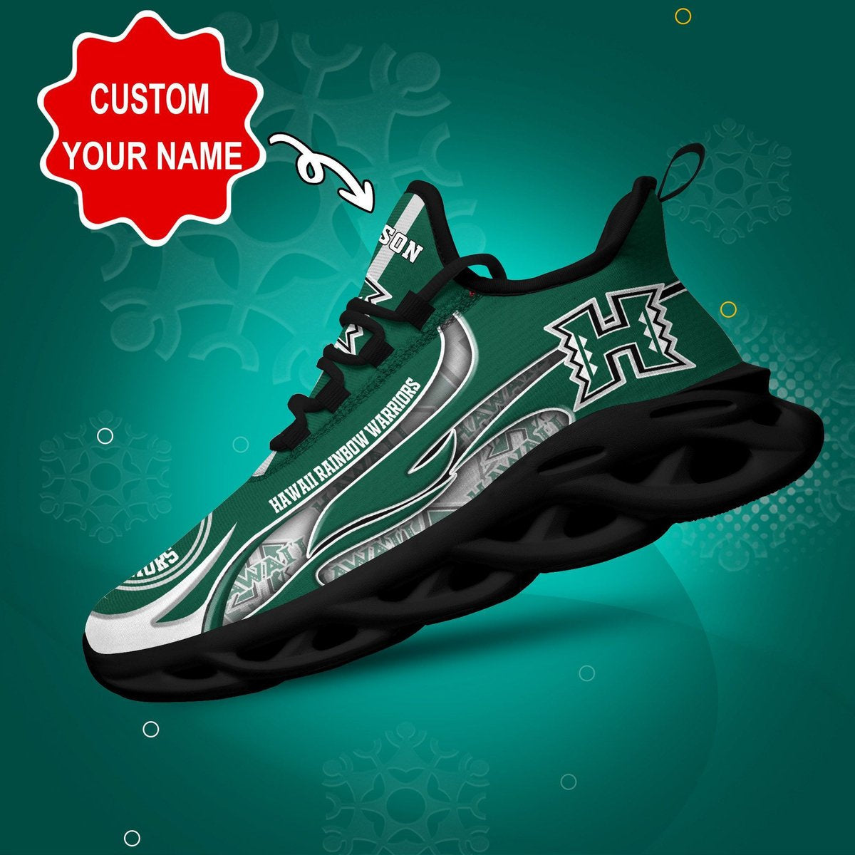 Hawaii Rainbow Warriors Personalized Max Soul Sneaker Dtms189026 For Men Women