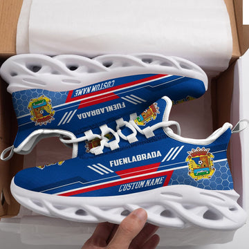 Fuenlabrada Custom Personalized Max Soul Sneakers Running Sports Shoes For Men Women Football Fan Football Fan For Men Women
